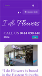 Mobile Screenshot of idoflowers.com.au